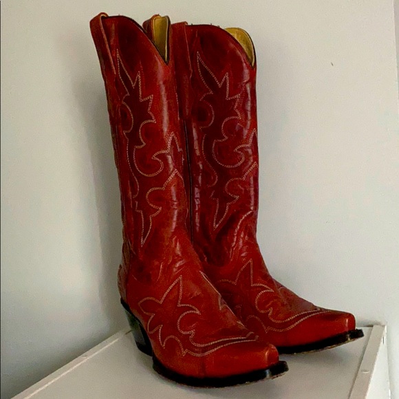 Corral Shoes - Corral Cowgirl Boots Red